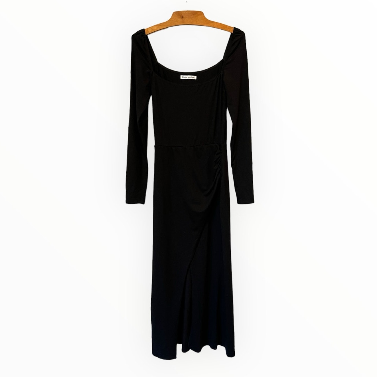 NEW Reformation Dottie stretch-jersey midi dress Size Small