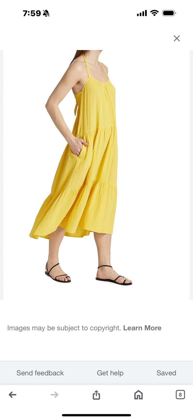 Xirena Reagen Cotton Gauze Halter Backless Long Midi Dress