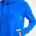 Sweaty Betty Luxe Fleece Hoodie in Bright Blue