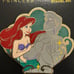 Disney Pin Pink A La Mode Ariel and Prince Eric Statue
