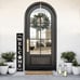 Modern Farmhouse Lantern Decor, 15'' 13'' Set of 2 Black Metal Lantern