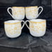 Lenox Butterfly Meadow Cottage Goldenrod Set Of 4 Porcelain Mugs. NEW.