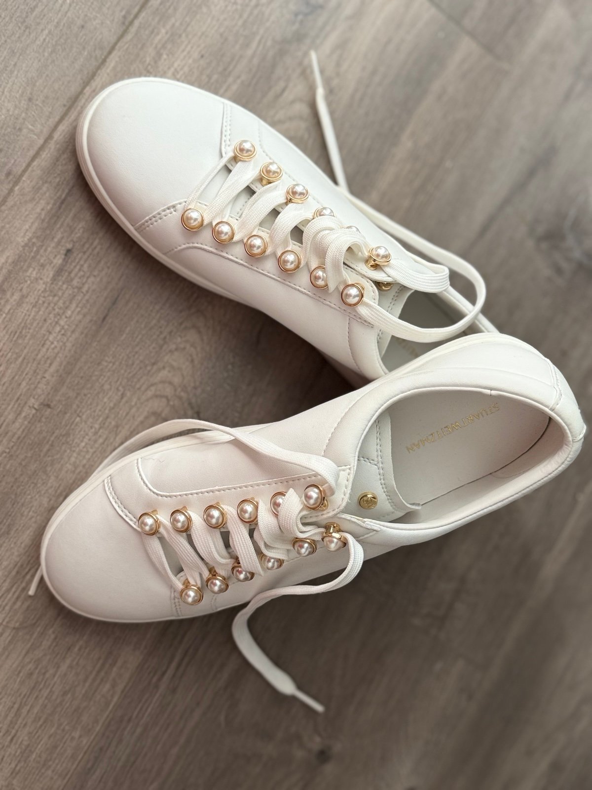 Stuart Weitzman leather sneakers