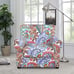Printed Couch Chair Cover - Floral Pattern Sofa Cover with Separate Cushion