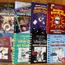 diary of a wimpy kid books