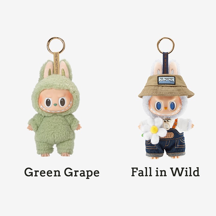 Popmart THE MONSTERS Labubu Green Grape+Fall in Wild 2Pcs