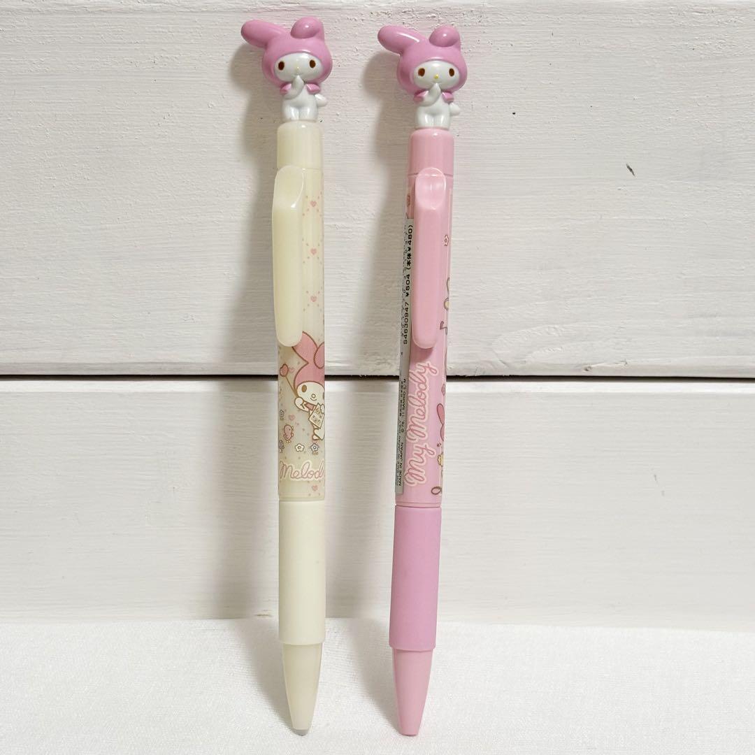 Rare My Melody Ballpoint Pen, Mechanical Pencil, and Mascot