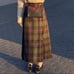 ONeil of Dublin Worsted Wool Long Quilted Skirt