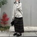 ONeil of Dublin Worsted Wool Long Quilted Skirt