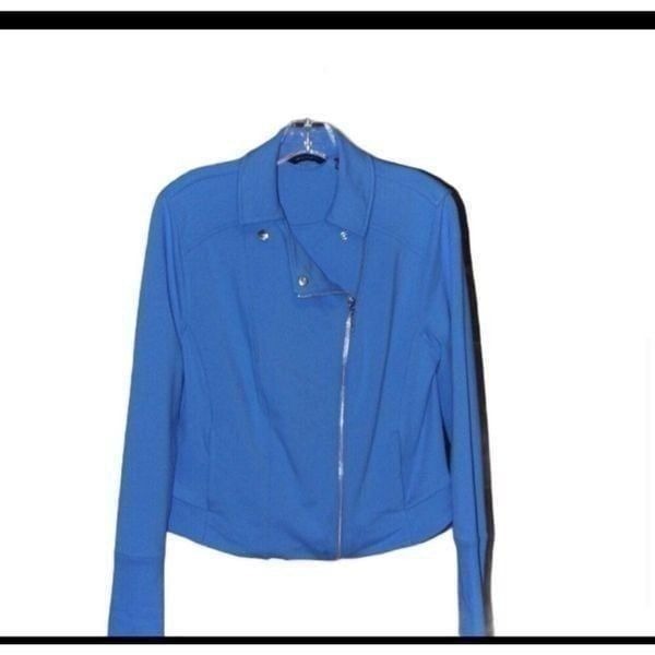 HALSTON STRETCH MOTO JACKET