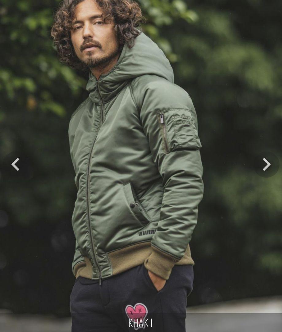 felkod High Neck Hooded MA-1 Type Jacket