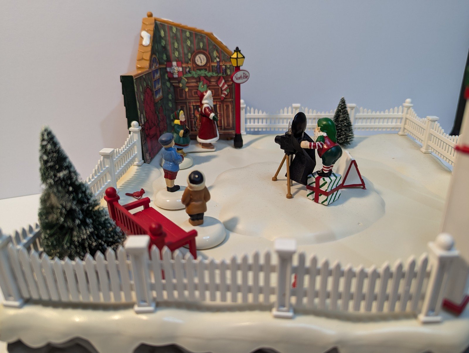 Department 56 Village Animated Photo with Santa