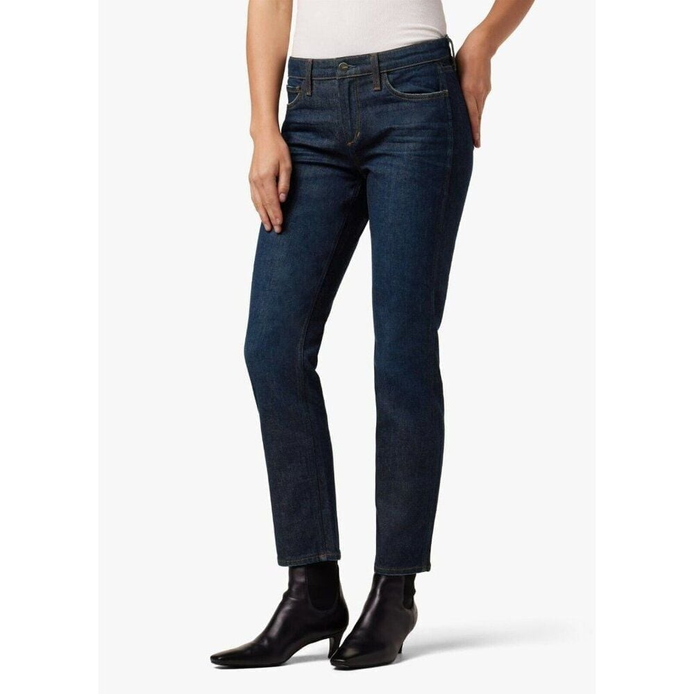 Joe's The Lara Mid Rise Cigarette Ankle Earth Conscious Blue Untold Size 31