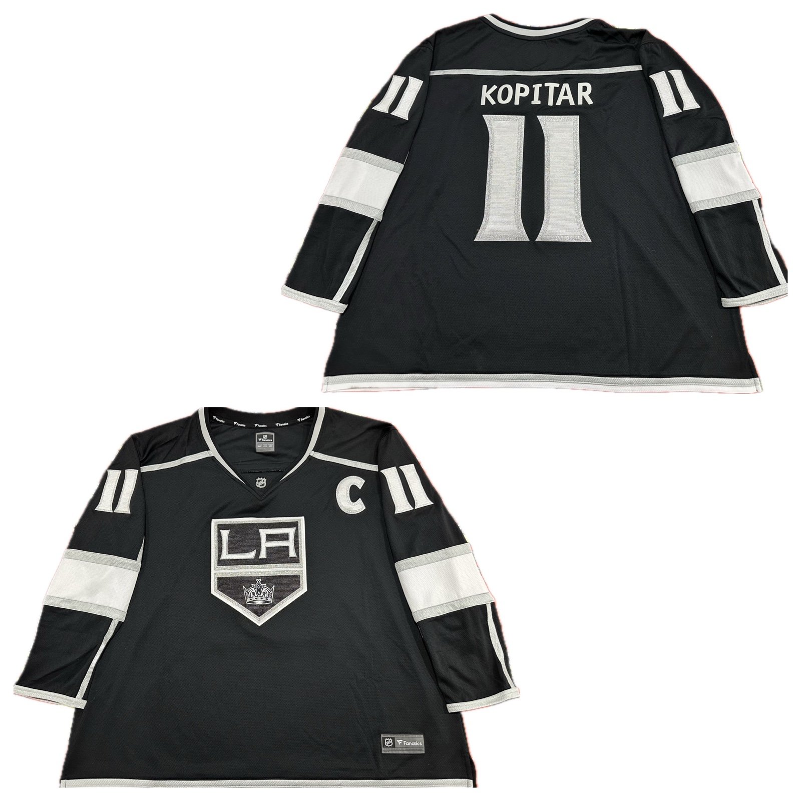 Fanatics Los Angeles Kings Anze Kopitar #11 Embroidered Jersey Women’s 4XL New
