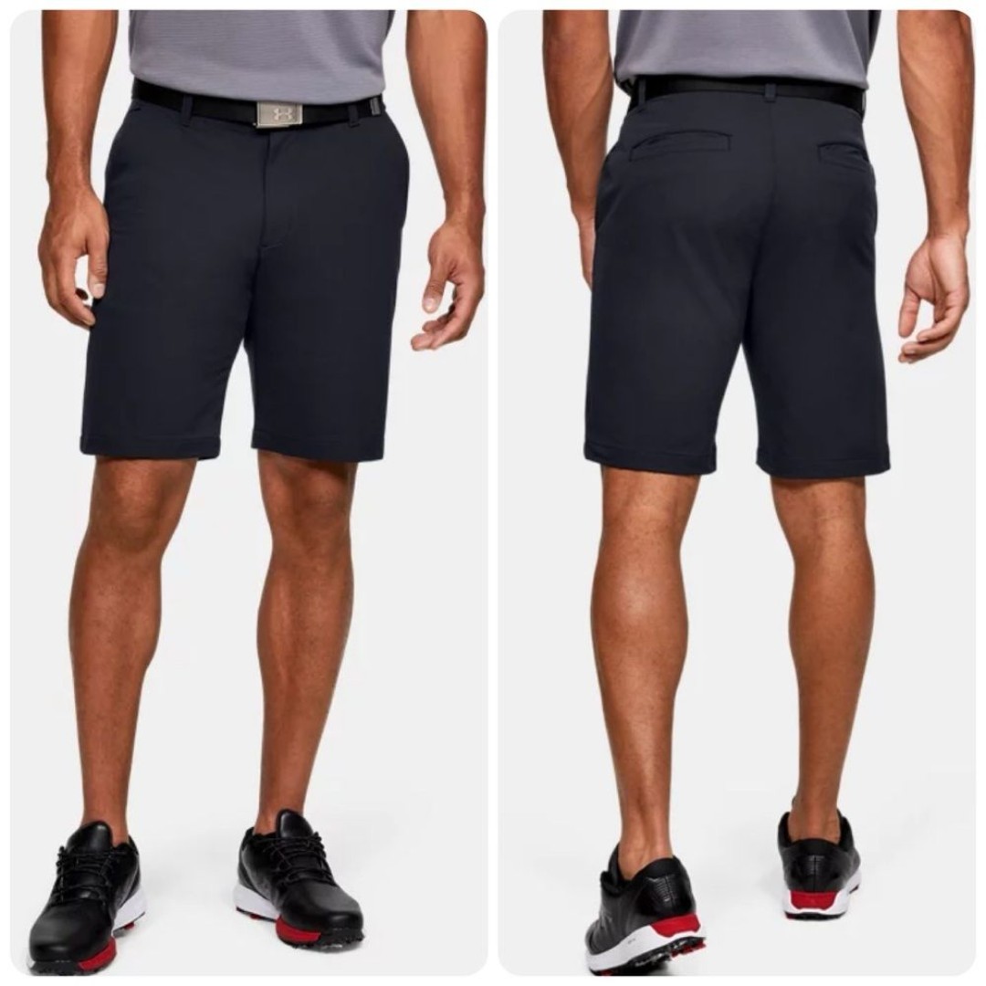 Under Armour Men's Match Play Golf Shorts in Black