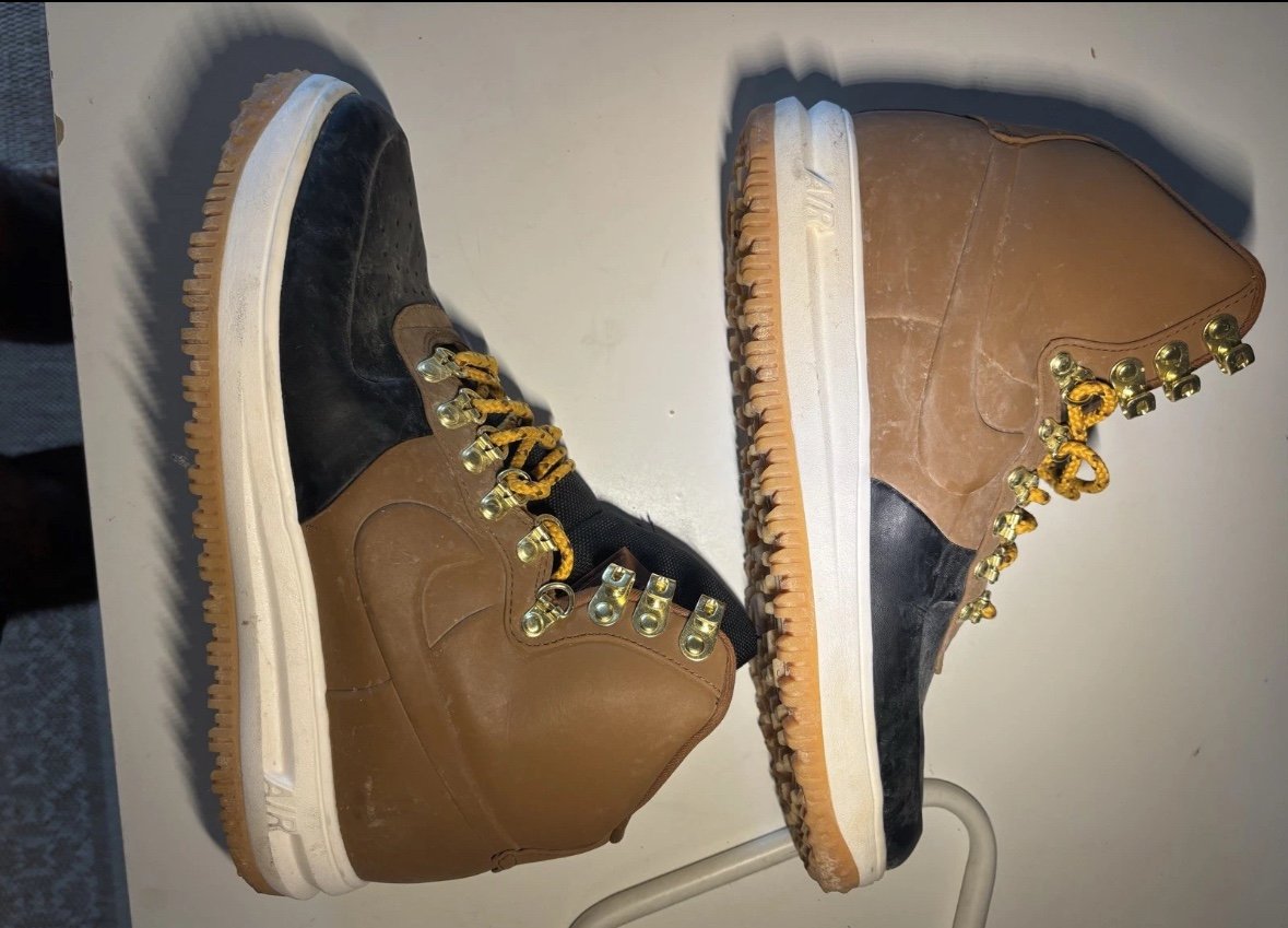 Size 9.5 - Nike Lunar Force 1 Duckboot '18 Tan Black