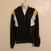 NWT Men’s Akademik’s Sweater Black Color Block Graphic Hoodie Size Large
