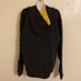 NWT Men’s Akademik’s Sweater Black Color Block Graphic Hoodie Size Large