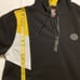 NWT Men’s Akademik’s Sweater Black Color Block Graphic Hoodie Size Large