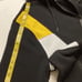 NWT Men’s Akademik’s Sweater Black Color Block Graphic Hoodie Size Large