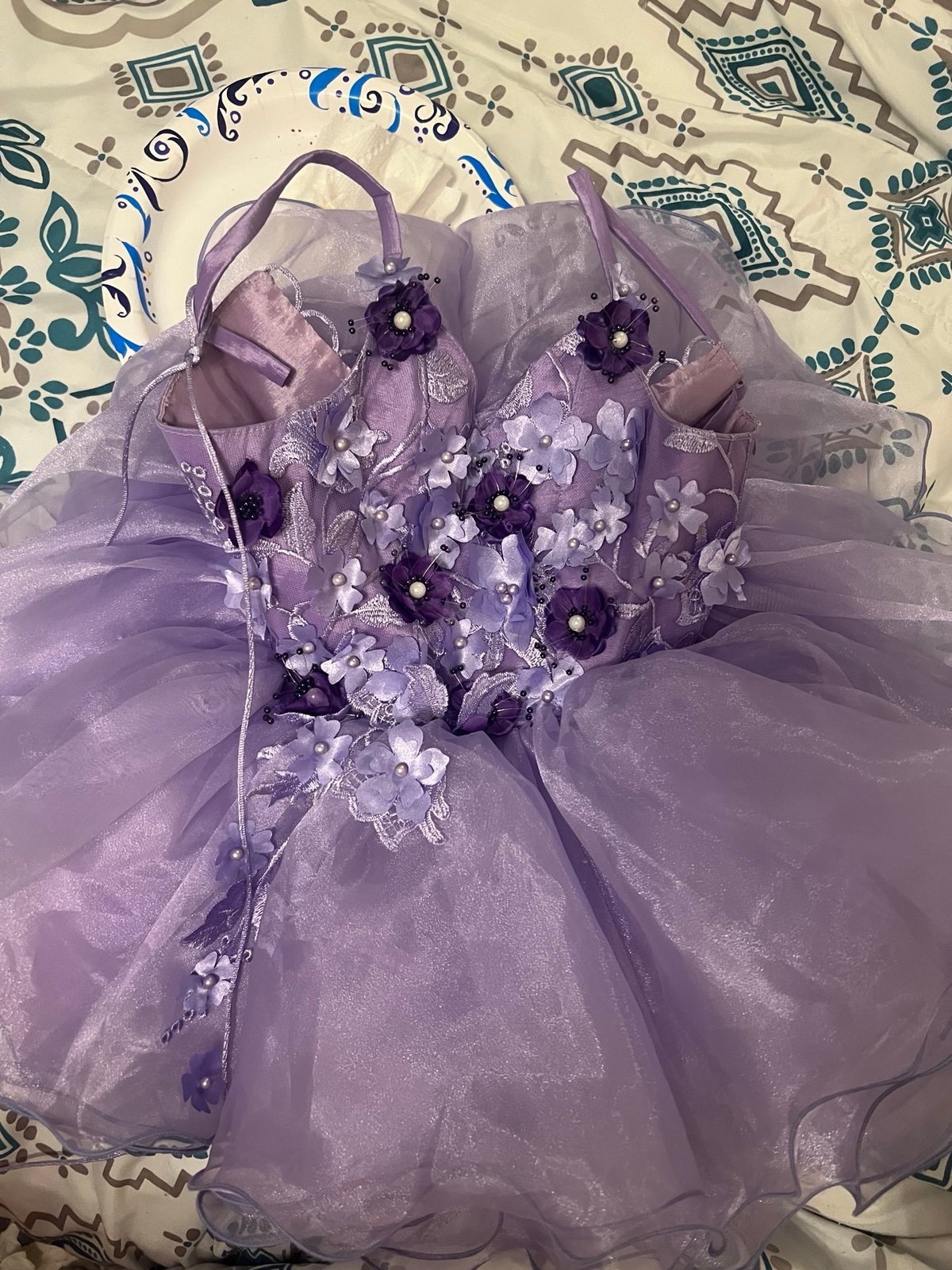 Purple natural dress