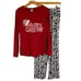 Fashion by Mirabeau Women's size Medium Christmas Lepoard pajama set