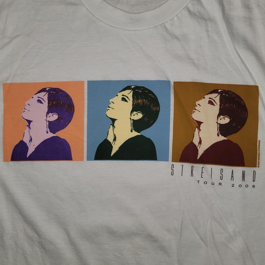 Vintage BARBRA STREISAND Tour SHIRT Concert 2006 Barbara RARE