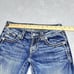 Miss Me Jeans Women 25 Blue Signature Cuffed Capri Stretch Denim Crop Logo Pants