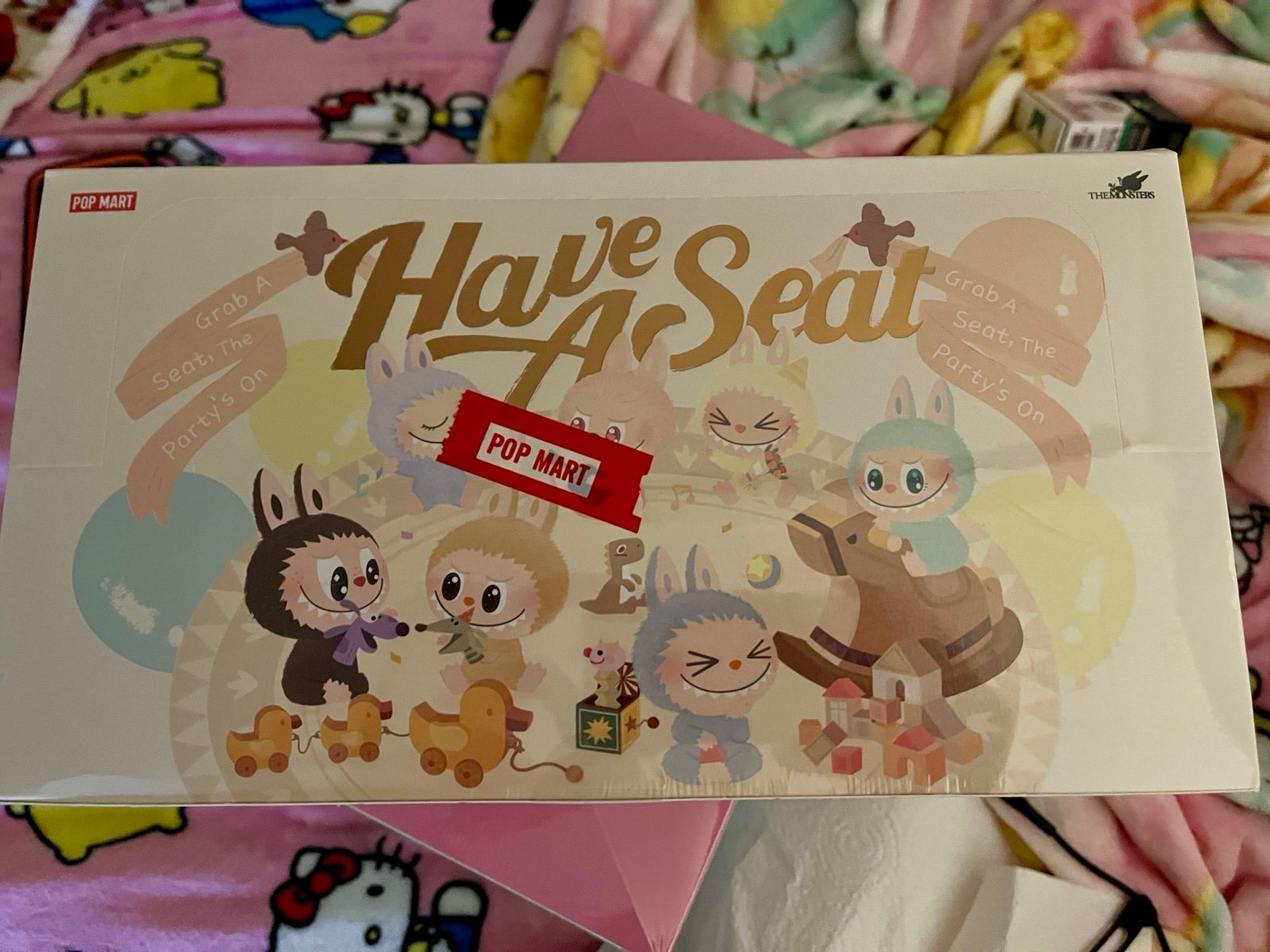 Popmart The Monsters Have A Seat Labubu Vinyl Plush Case(6 Blind Box)