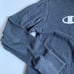 Champion S Hoodie Sweatshirt Pullover Hooded Spellout Gray Streetwear Fleece
