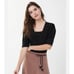 NWT Joseph Ribkoff black square neck top size 8