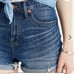 Madewell High-Rise Denim Shorts in Glenoaks Wash: Cutoff Edition