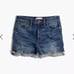 Madewell High-Rise Denim Shorts in Glenoaks Wash: Cutoff Edition