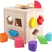Shape Sorter Toy My First Wooden 12 Building Blocks Geometry Learning Matching S