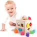 Shape Sorter Toy My First Wooden 12 Building Blocks Geometry Learning Matching S