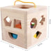 Shape Sorter Toy My First Wooden 12 Building Blocks Geometry Learning Matching S