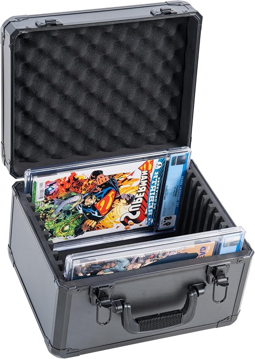 Graded Comic Storage Box - Premium Comic Book Storage Box Fits 10 CGC Comic Book