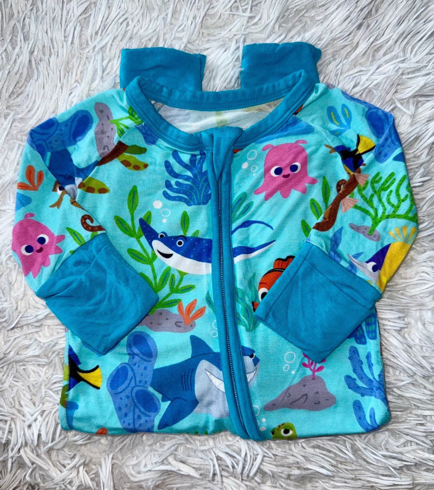 Little Sleepies Newborn Disney Nemo’s Reef Bamboo Zippy