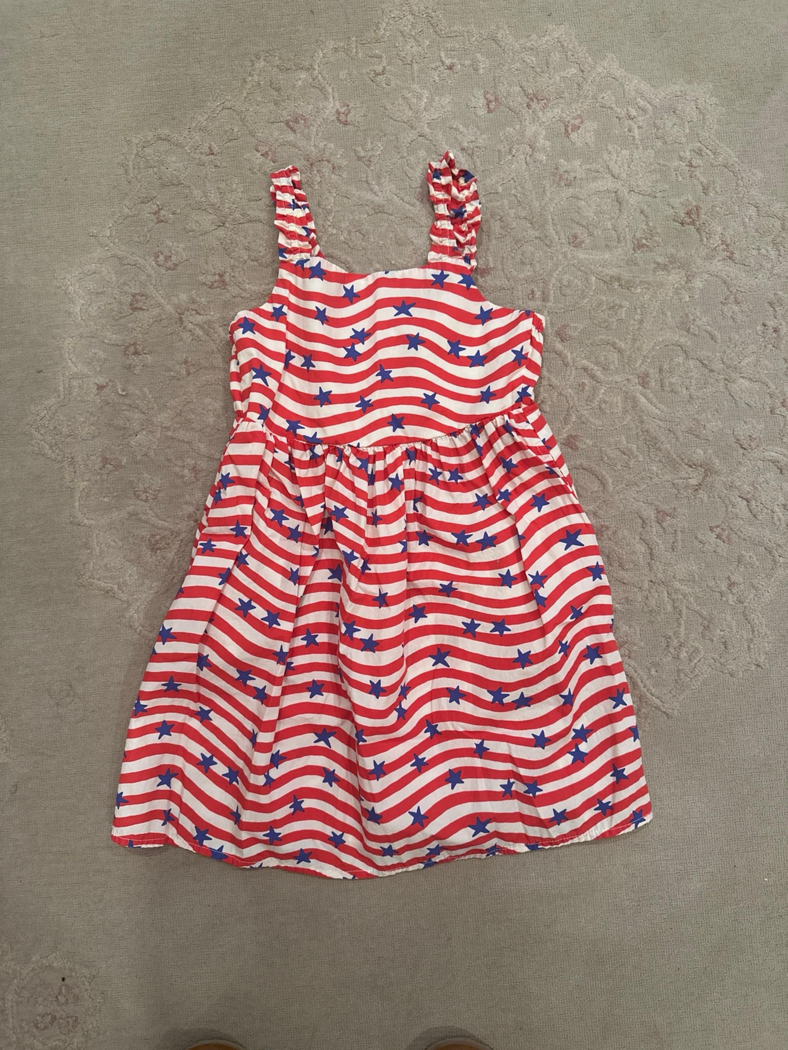 Cat & Jack Stars and Stripes dress size 6/7