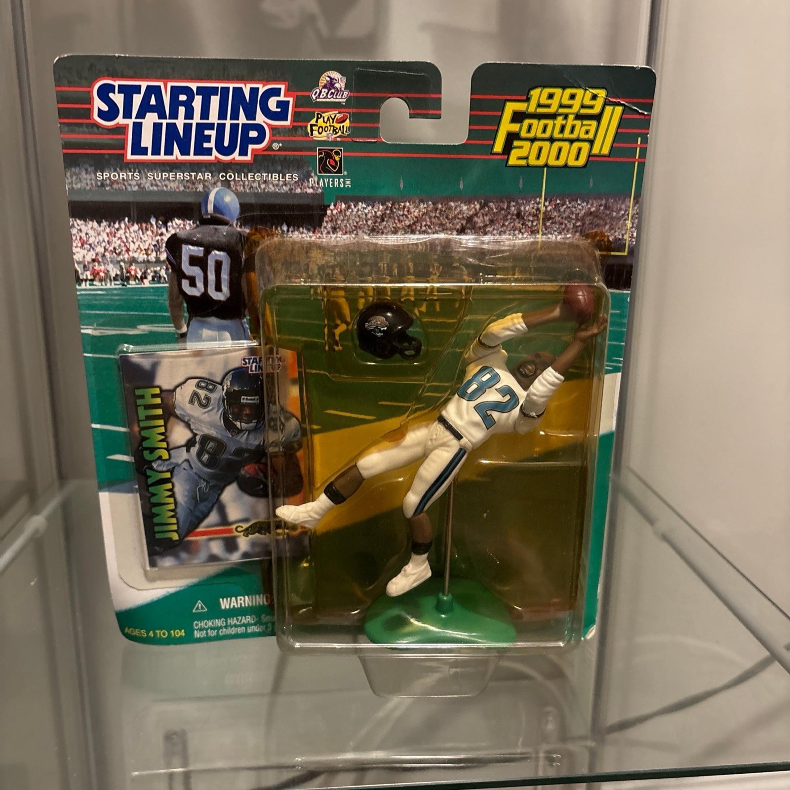 1999/2000 Starting Lineup JIMMY SMITH Football Figure & Card & Case  NFL SLU NEW