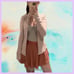 NWT Lululemon Court Rival HR Skirt Sz.6 Cherry Tint Regular