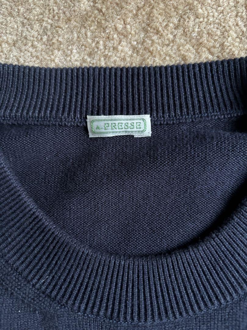 a.presse Cotton Knit L/S T-Shirt