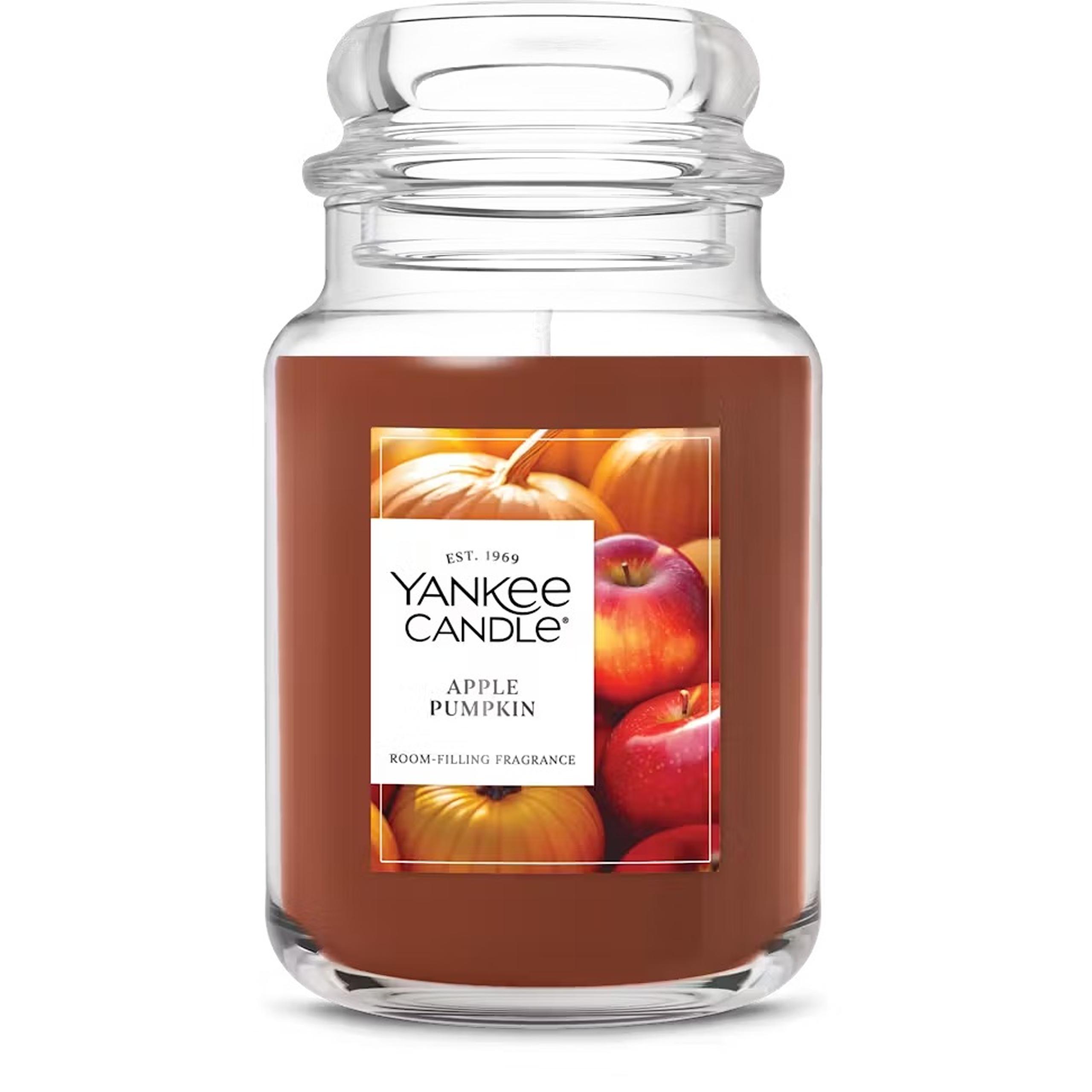 Yankee Candle Apple Pumpkin 22oz Large Jar Single Wick **FREE SHIP