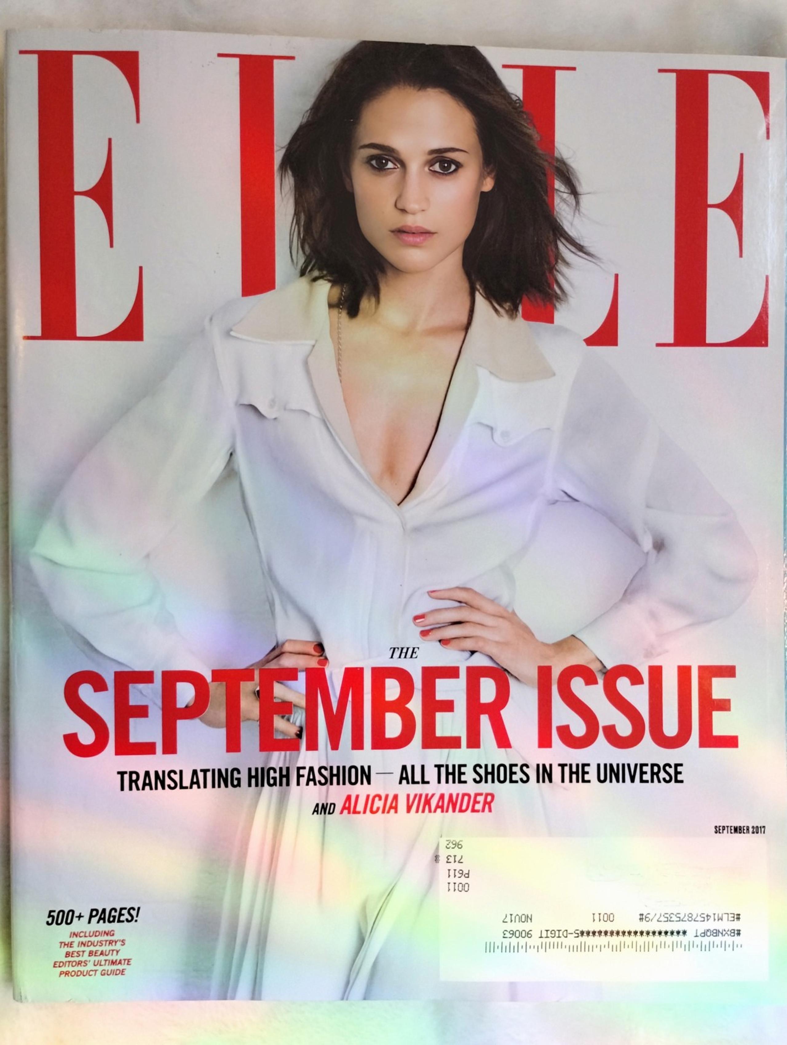 ELLE Vintage September 2017 Alicia Vikander - Magazine