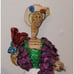 Signed Josefina Aguilar Day Of The Dead Conga Dancer Skeleton Halloween Figure