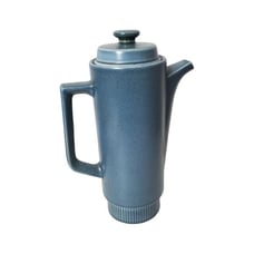 Phalzgraph Tea Pot Modern Design Vintage Blue RARE Hard to Find