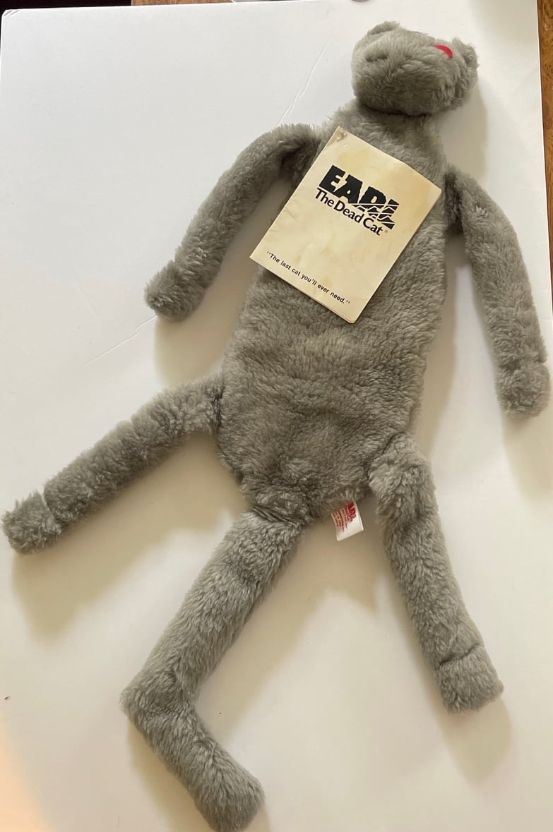 Earl the Dead Cat Vintage Plush 1985