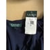 NWT Lauren by Ralph Lauren Women's 4 Navy Blue Jersey Dress Sequin Long Sleeve