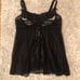 ❤️Plus Size Cupless Mesh/Lace Babydoll
