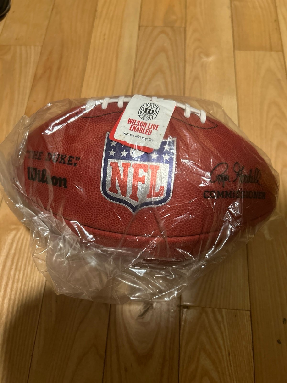 New NFL official “The Duke” Wilson football